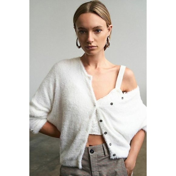 Free People Sweaters - NEW Free People FP One Allegra Cardi SOFT Fuzzy